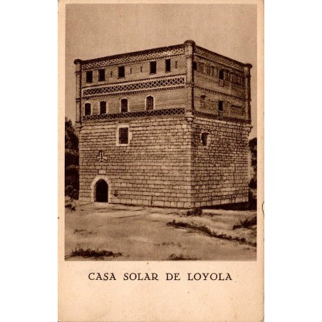 Casa Solar de Loyola maison natale Saint Ignace Espagne carte postale ancienne CPA