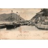 San Sebastian El Muelle port navires vapeur carte postale ancienne CPA Espagne