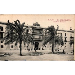Barcelona Capitania General carte postale ancienne CPA A.T.V. 28 façade historique