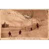 Vall d'Aran Port de la Bonaigua refuge enneigé skieurs carte postale ancienne CPA circulée