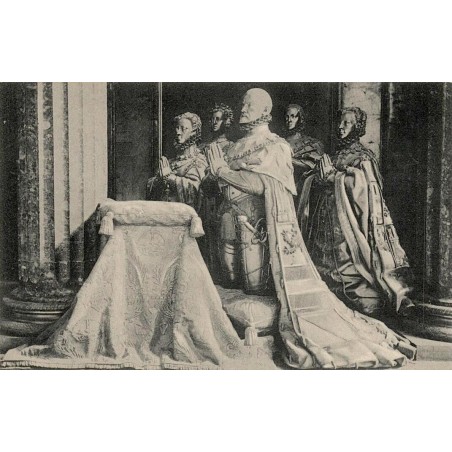 Monastère de San Lorenzo de El Escorial Enterramiento de Felipe II carte postale ancienne CPA