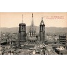Barcelona Campanarios de la Catedral carte postale ancienne CPA A.T.V. 34 vue panoramique