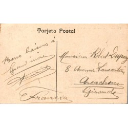 El Escorial Monastère depuis la Presa del Romeral Espagne Carte Postale Ancienne CPA
