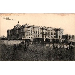 Madrid Palacio Real carte postale ancienne CPA Hauser y Menet n°81 Espagne