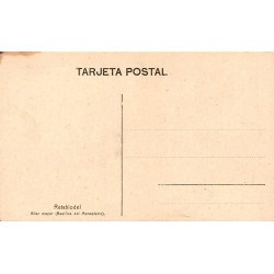 San Lorenzo de El Escorial Retable du Maître-Autel Espagne Carte Postale Ancienne CPA