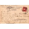 Madrid Puerta del Sol Espagne Carte Postale Ancienne CPA Circulée 1909 Tramways