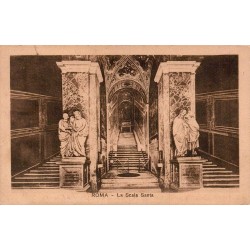 Rome Scala Santa carte postale ancienne CPA sanctuaire religieux Italie