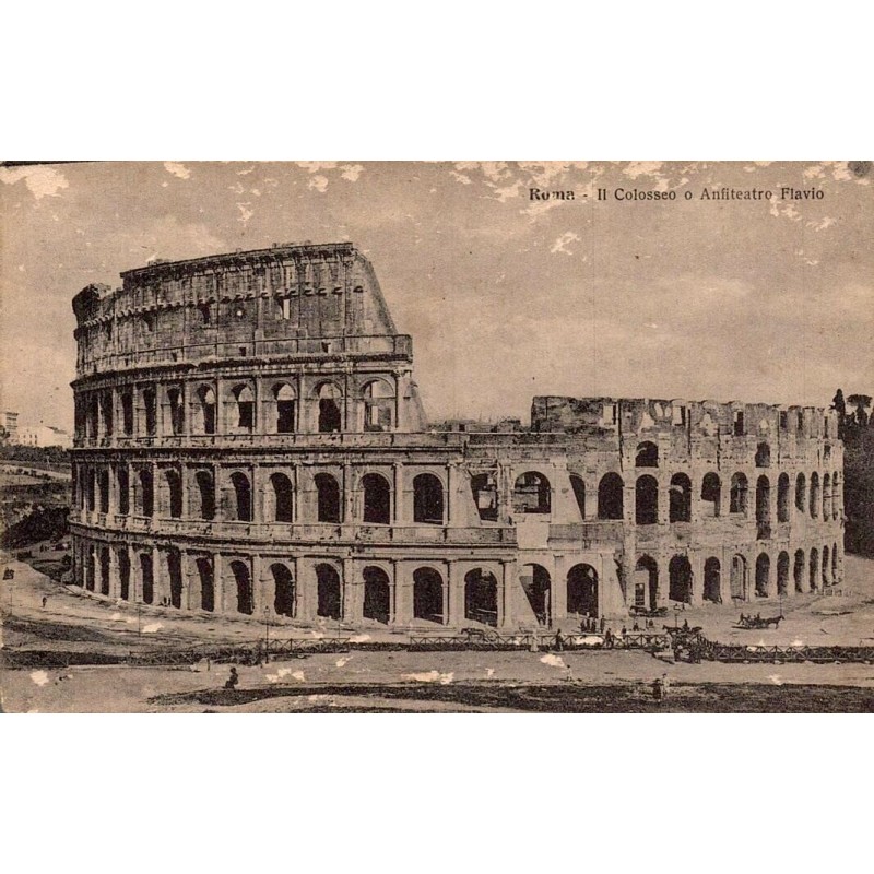Rome Colisée Anfiteatro Flavio carte postale ancienne CPA Italie