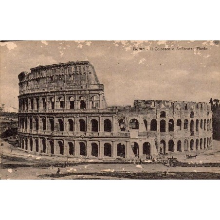 Rome Colisée Anfiteatro Flavio carte postale ancienne CPA Italie