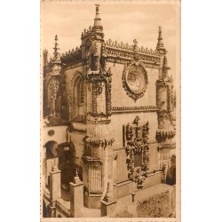 Tomar Convento de Cristo façade sud du chœur carte postale ancienne CPA Portugal