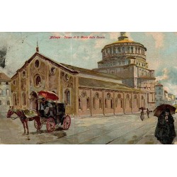 Milano Chiesa di Santa Maria delle Grazie carte postale ancienne CPA Italie