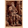 Rome Mosè de Michel-Ange San Pietro in Vincoli carte postale ancienne CPA Italie