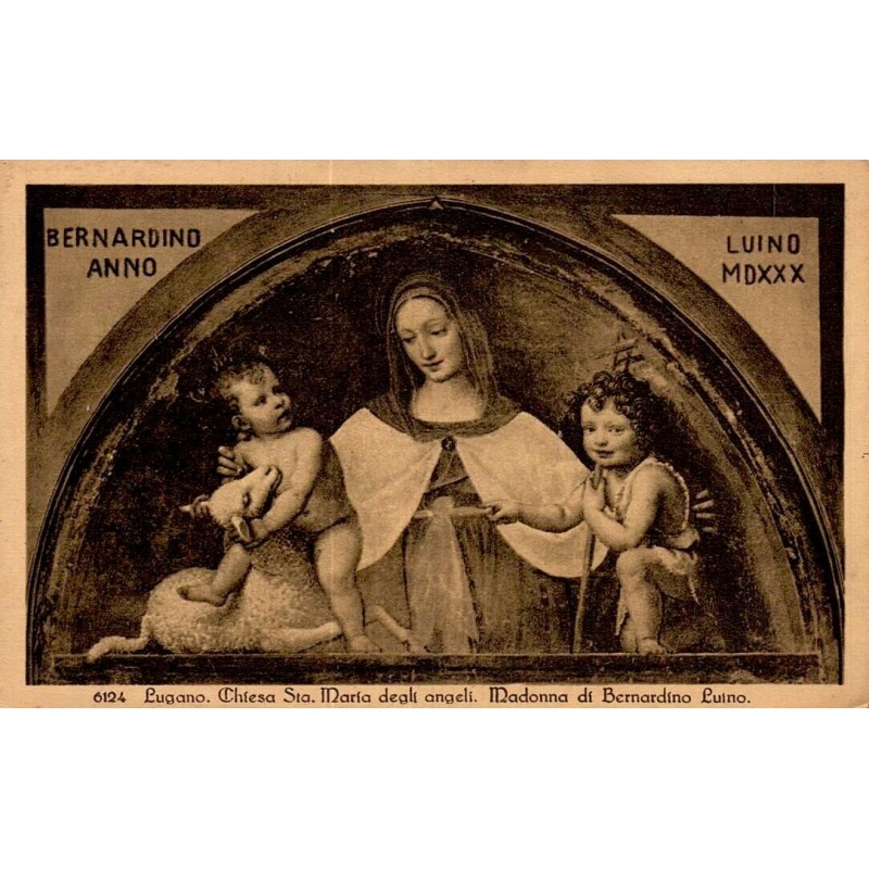 6124 - Chiesa Sta. Maria degli angeli. Madona du Bernardo Luino