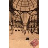 Milano Galleria Vittorio Emanuele II intérieur carte postale ancienne CPA Italie