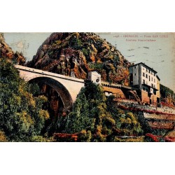 Grimaldi Ponte San Luigi frontière franco-italienne carte postale ancienne CPA Italie