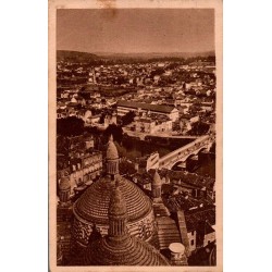 Carte postale ancienne du quartier Saint-Georges et du Pont des Barris à Périgueux Dordogne