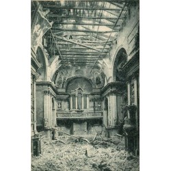 Venise église des Scalzi après le bombardement du 24 novembre 1915 carte postale ancienne CPA Italie