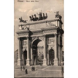 Milano Arco della Pace carte postale ancienne CPA arc de triomphe Lombardie Italie