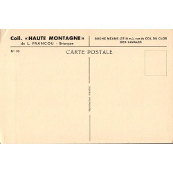 Carte postale ancienne Roche Méane vue du col du Clos des Cavales