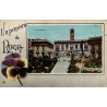 Un Pensiero da Roma carte postale ancienne CPA souvenir illustré Rome Italie