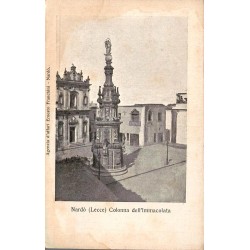 Nardò Colonna dell'Immacolata carte postale ancienne CPA Pouilles Italie