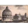 Pisa Piazza del Duomo Battistero et Campanile carte postale ancienne CPA Toscane Italie