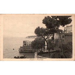 Napoli Posillipo carte postale ancienne CPA panorama du golfe de Naples Italie
