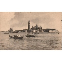 Venezia Isola di San Giorgio carte postale ancienne CPA basilique San Giorgio Maggiore Italie