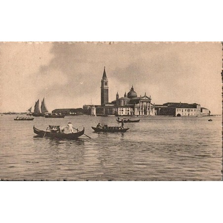 Venezia Isola di San Giorgio carte postale ancienne CPA basilique San Giorgio Maggiore Italie