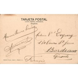 Madrid Banco de España Espagne Carte Postale Ancienne CPA Façade Plaza de Cibeles