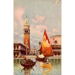 Venezia Piazzetta della Laguna carte postale ancienne CPA Venise lagune Italie