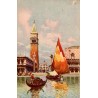 Venezia Piazzetta della Laguna carte postale ancienne CPA Venise lagune Italie