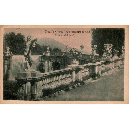 Caserta Parco Reale Cascata di Eolo Grotta dei Venti carte postale ancienne CPA Italie