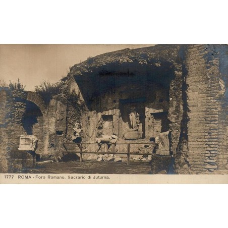 Rome Forum Romain Sacrario di Juturna carte postale ancienne CPA Italie