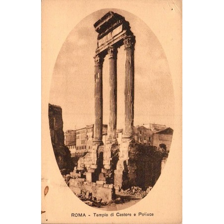 Rome Tempio di Castore e Polluce carte postale ancienne CPA Forum Romain Italie