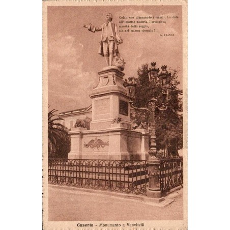 Caserte Monument à Luigi Vanvitelli carte postale ancienne CPA Italie