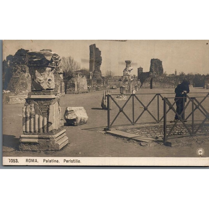 Rome Palatino Peristilio carte postale ancienne CPA Italie vestiges du Palatin