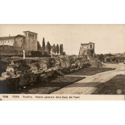 Rome Palatino Veduta Generale della Casa dei Flavi carte postale ancienne CPA Italie