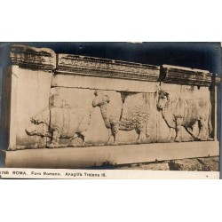 Rome Forum Romain Anaglifa Trajana III carte postale ancienne CPA bas-relief antique Italie