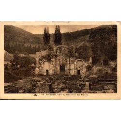 119 - Niedermunster, Etat actuel des ruines