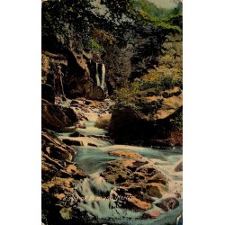 Keith Falls of Tarnash carte postale ancienne CPA circulée 1946 Écosse cascade