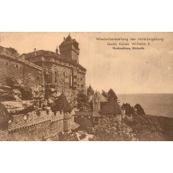 Carte postale ancienne CPA du château du Haut-Koenigsbourg Hohkönigsburg côté sud restauration Kaiser Wilhelm II en Alsace