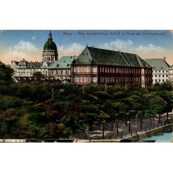 Carte postale ancienne CPA Mayence ancien château des Princes-Électeurs et Christuskirche Allemagne