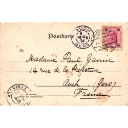 Vienne Hofburgtheater Autriche Carte Postale Ancienne CPA Théâtre Impérial et Statues Historiques