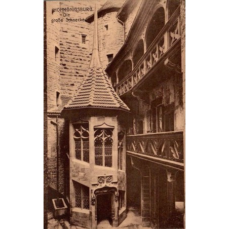 Carte postale ancienne CPA Hohkönigsburg Die große Schnecke escalier du Haut-Koenigsbourg en Alsace