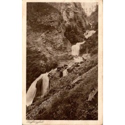Carte postale ancienne CPA Trefflingfall cascade naturelle en Styrie Autriche paysage alpin