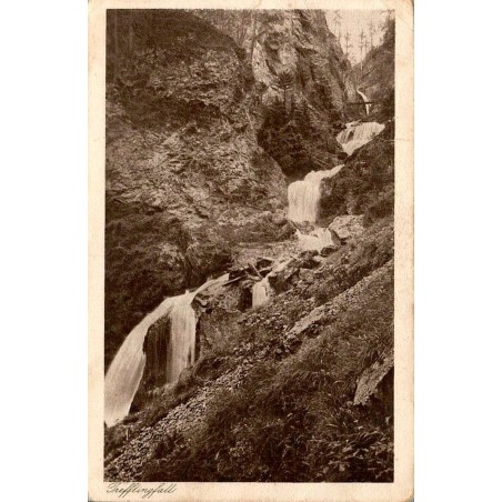 Carte postale ancienne CPA Trefflingfall cascade naturelle en Styrie Autriche paysage alpin