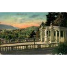 Carte postale ancienne CPA Baden-Baden Echo terrasse panoramique avec colonnade et vue sur la Forêt-Noire