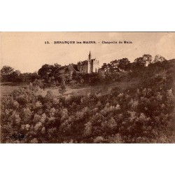 Carte postale ancienne des Bains et de la Chapelle de Buis à Besançon