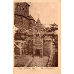 Carte postale ancienne CPA porte principale du château du Haut-Koenigsbourg à Orschwiller en Alsace